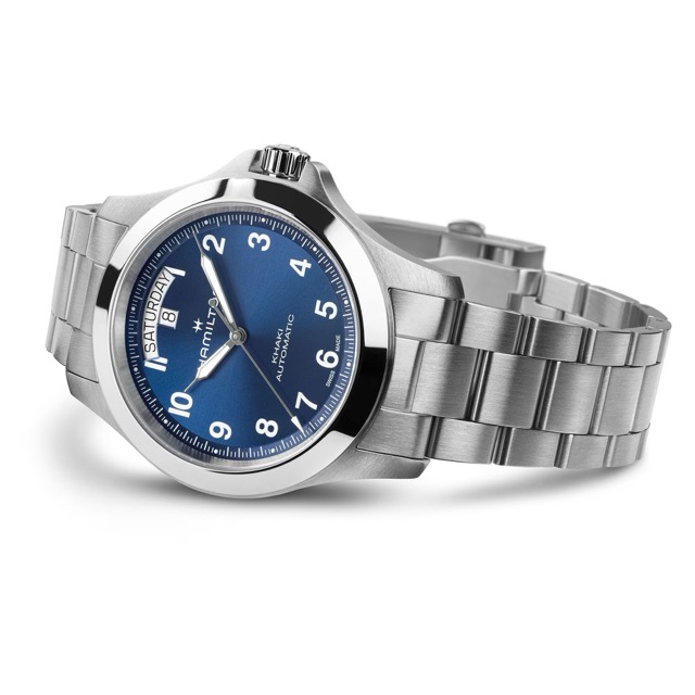Hamilton Khaki King Day Date Azul 40mm H64475140