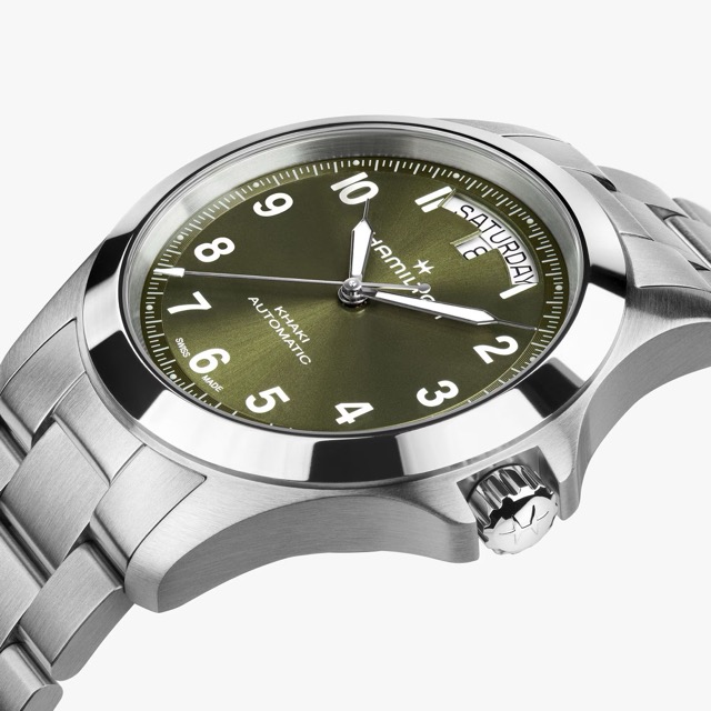 Hamilton Khaki King Day Date Verde 40mm H64475160