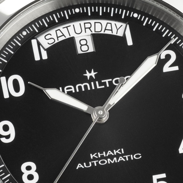 Hamilton Khaki King Day Date Preto 40mm H64475531