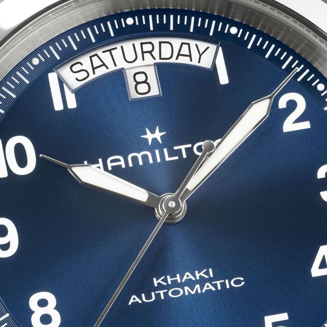 Hamilton Khaki King Day Date Azul 40mm H64475540