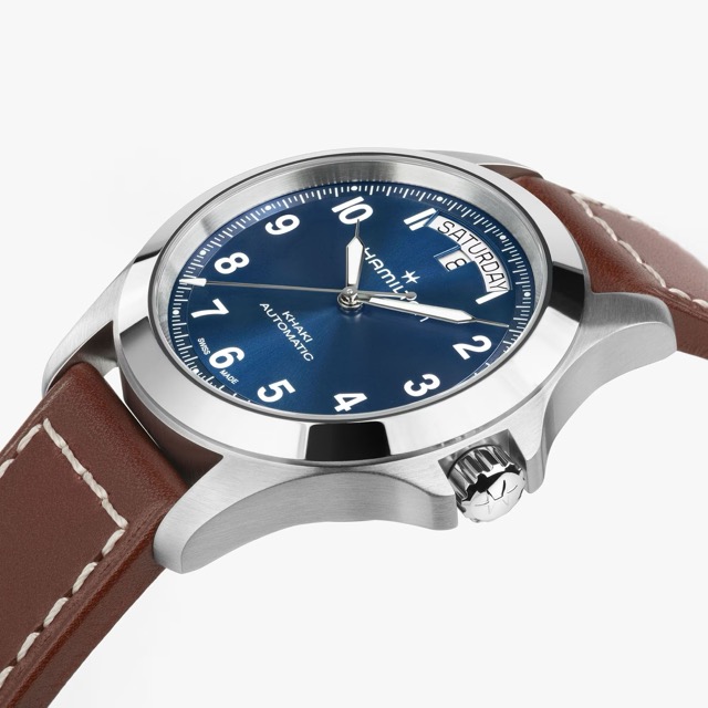 Hamilton Khaki King Day Date Azul 40mm H64475540