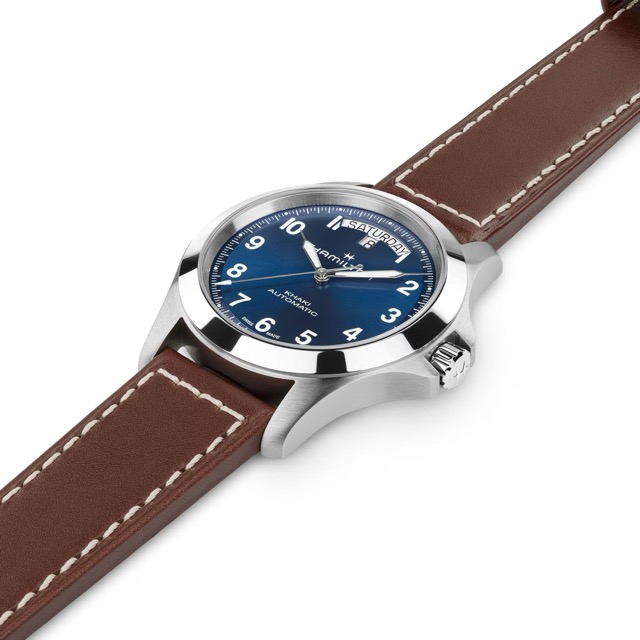 Hamilton Khaki King Day Date Azul 40mm H64475540