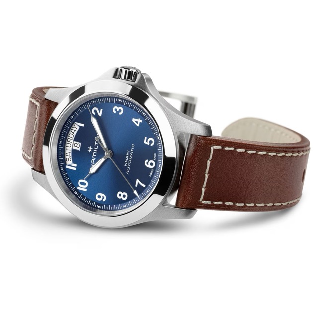 Hamilton Khaki King Day Date Azul 40mm H64475540
