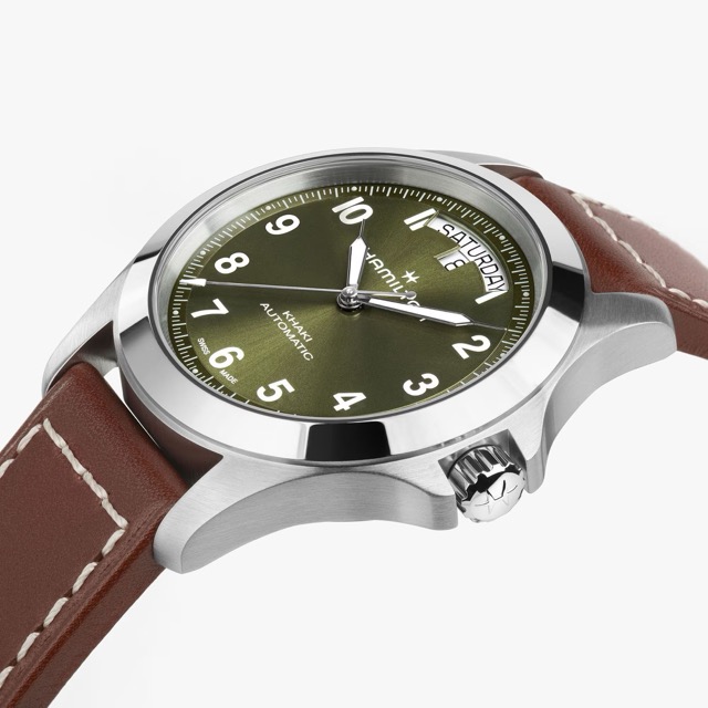 Hamilton Khaki King Day Date Verde 40mm H64475560
