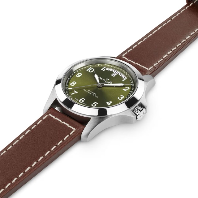 Hamilton Khaki King Day Date Verde 40mm H64475560