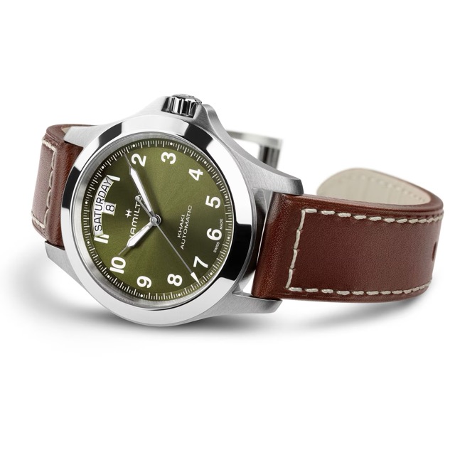Hamilton Khaki King Day Date Verde 40mm H64475560