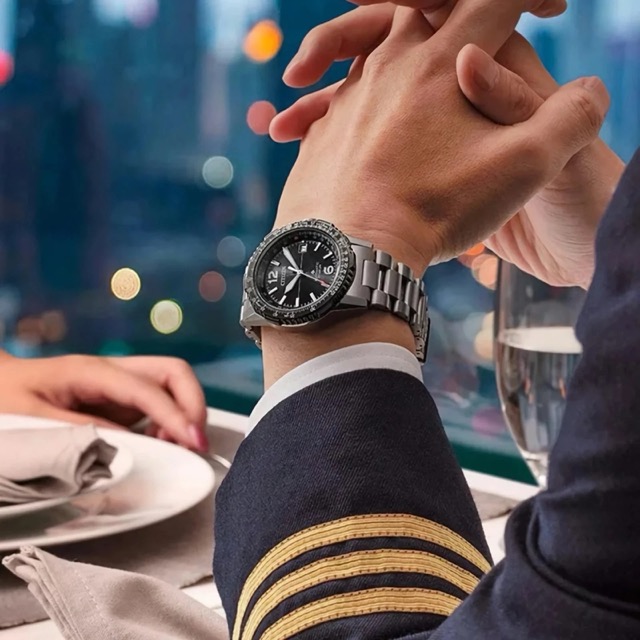 Citizen Promaster NavyHawk Titanium Automático Preto NK0044-57E